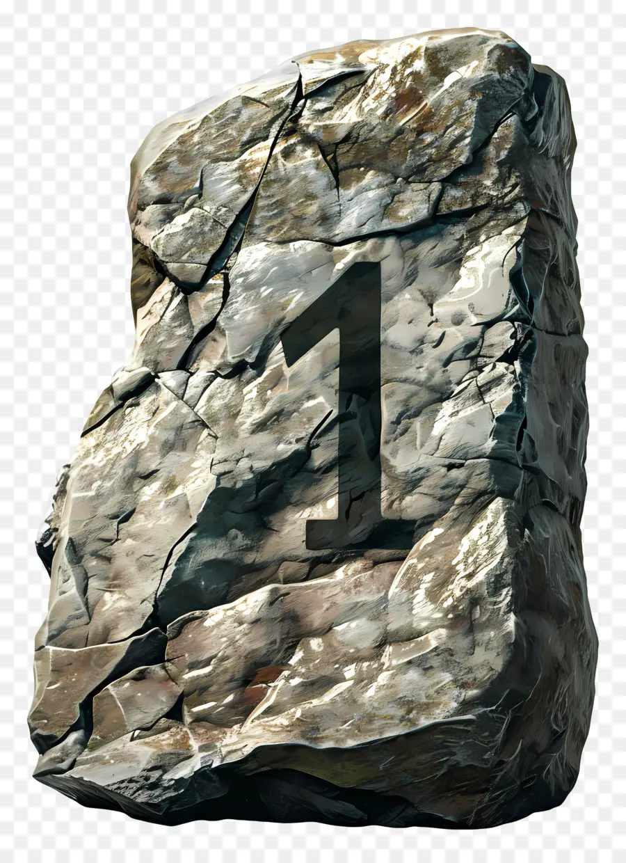 количество 1，большой камень PNG