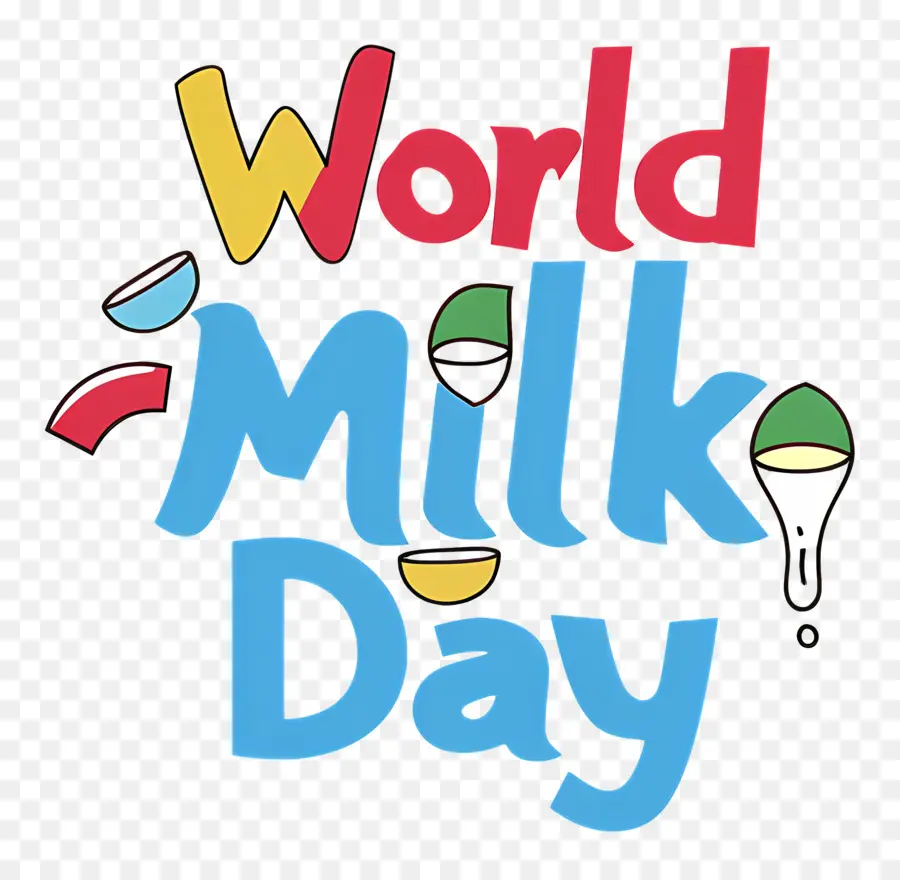 Всемирный День Молока，логотип PNG