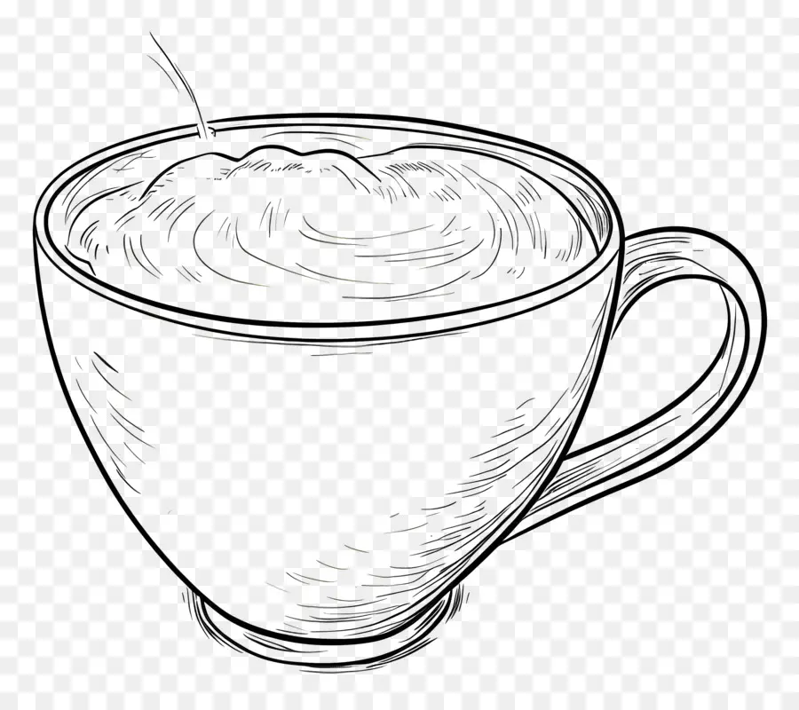 чашка кофе наброски，кофе PNG
