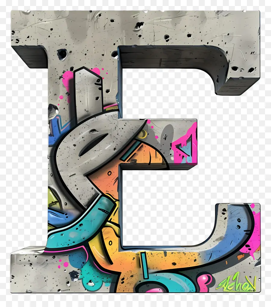 Letter，граффити алфавит PNG