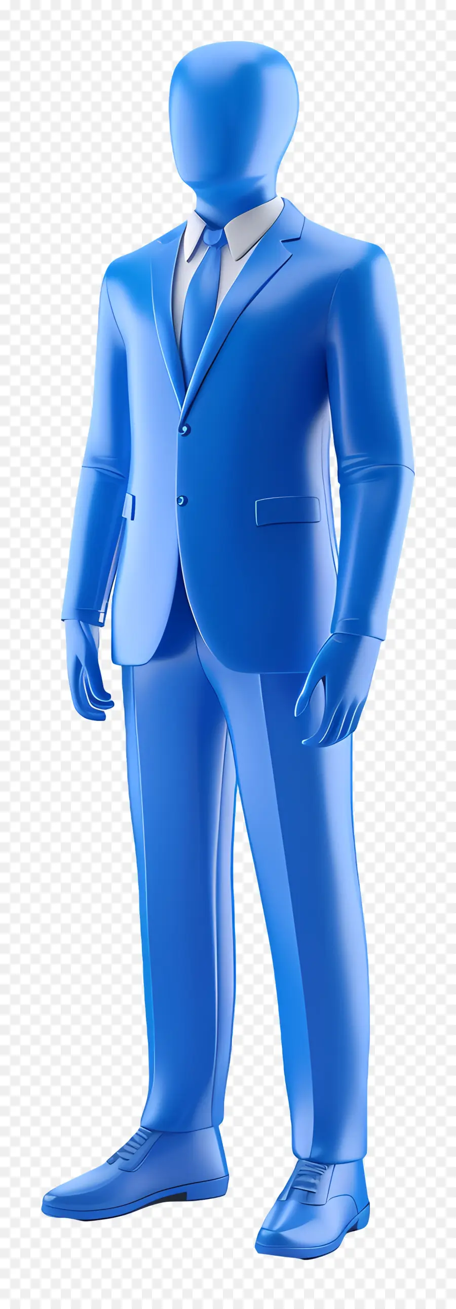 синий костюм，бизнесмен PNG