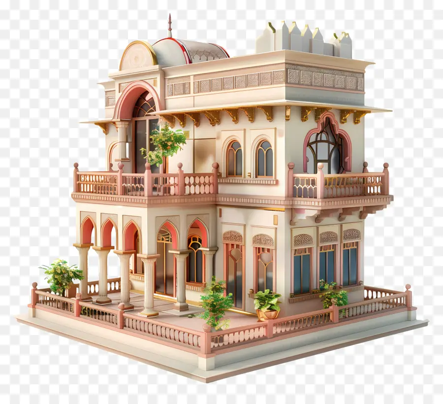 индийский дом，Неоклассической архитектуры PNG