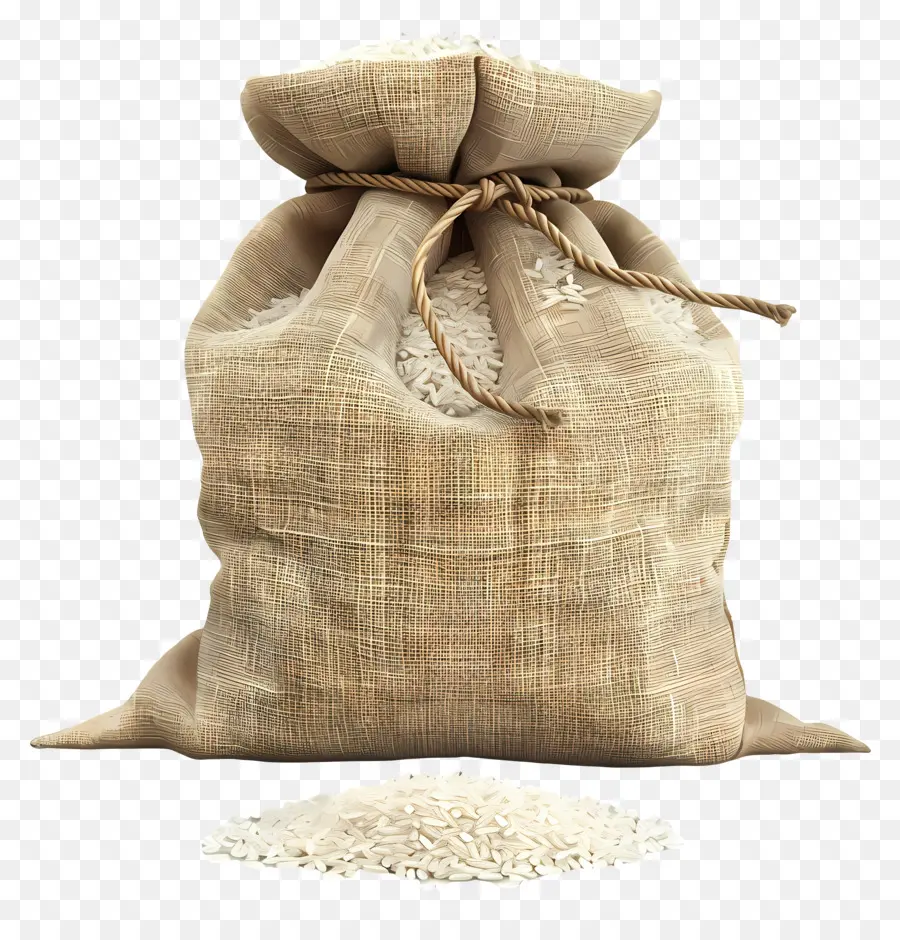 мешок риса，рисовые зерна PNG