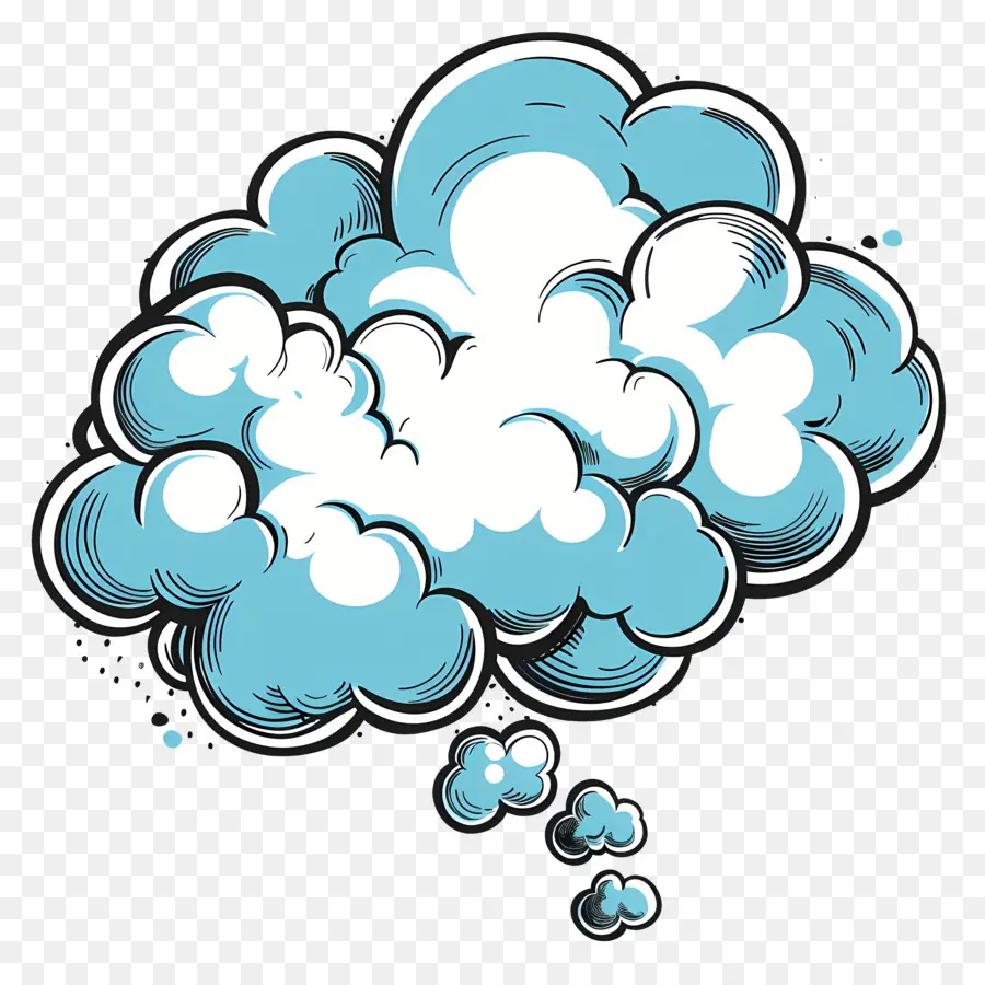 мысли пузырь，образование облаков PNG