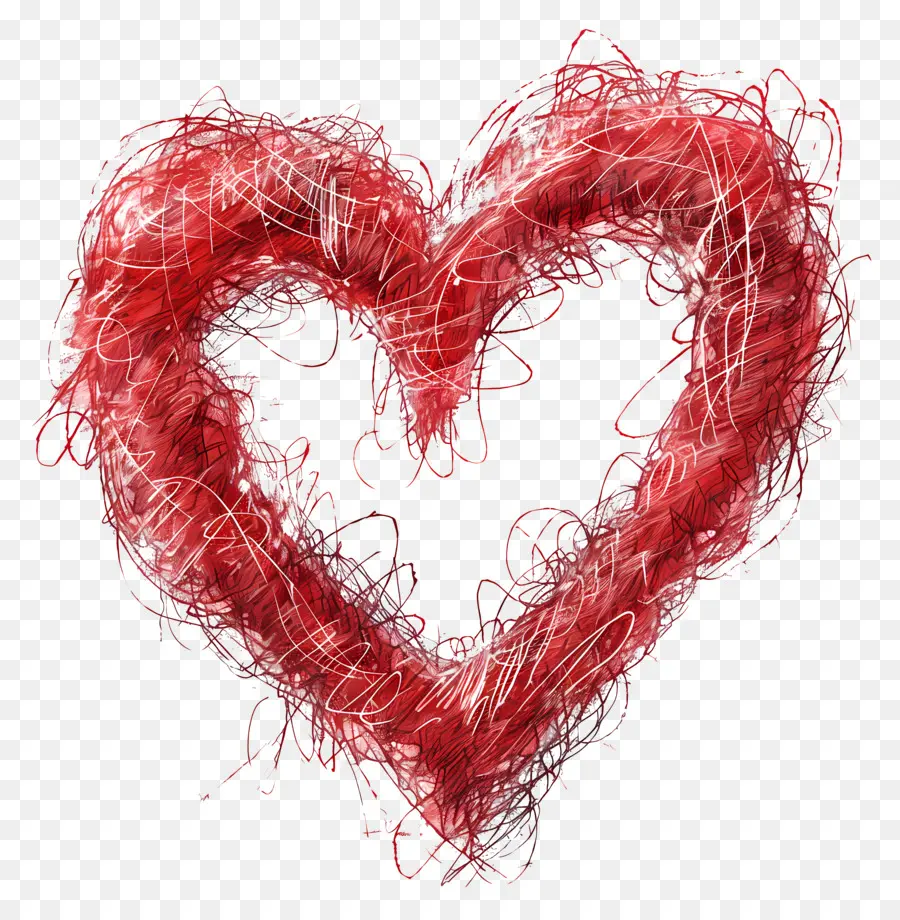 нарисованное сердце，сердце PNG