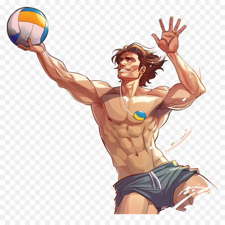 Пляжный волейбол，волейбол PNG
