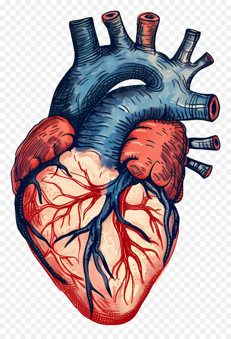 Сердце эстетическое，Человеческое сердце PNG