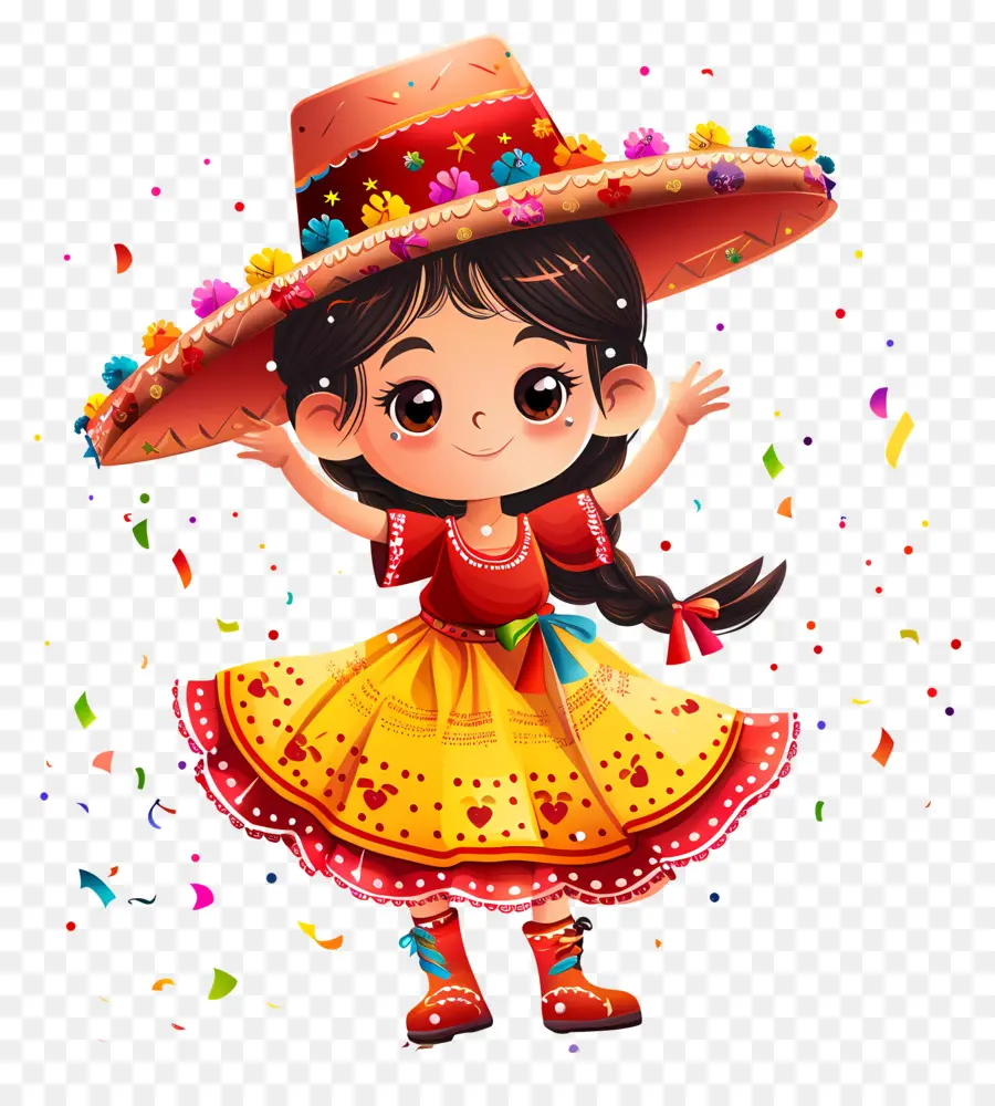 Феста Жунина，мексиканская платье PNG