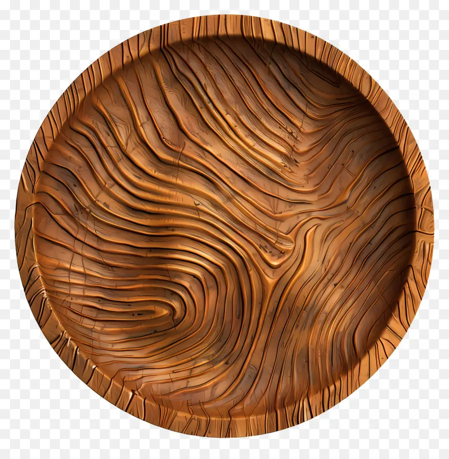 деревянная тарелка，деревянная чаша PNG
