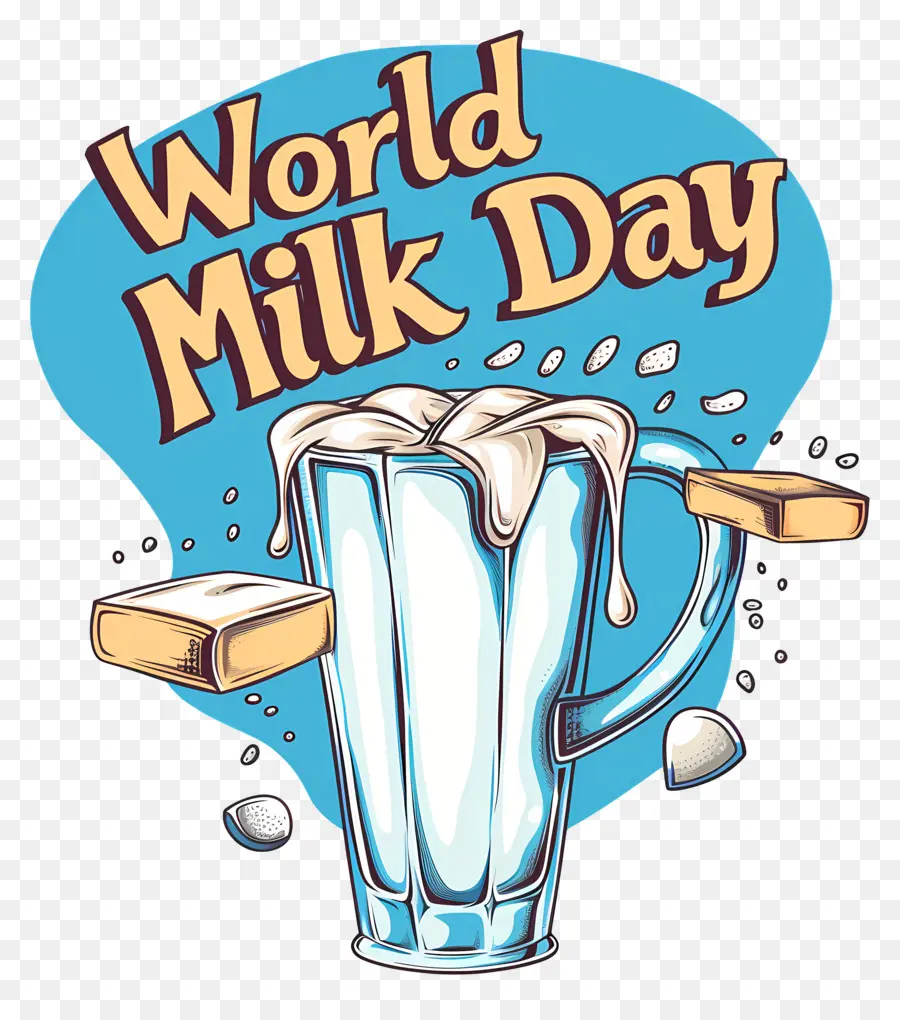 Всемирный День Молока，молочный коктейль PNG