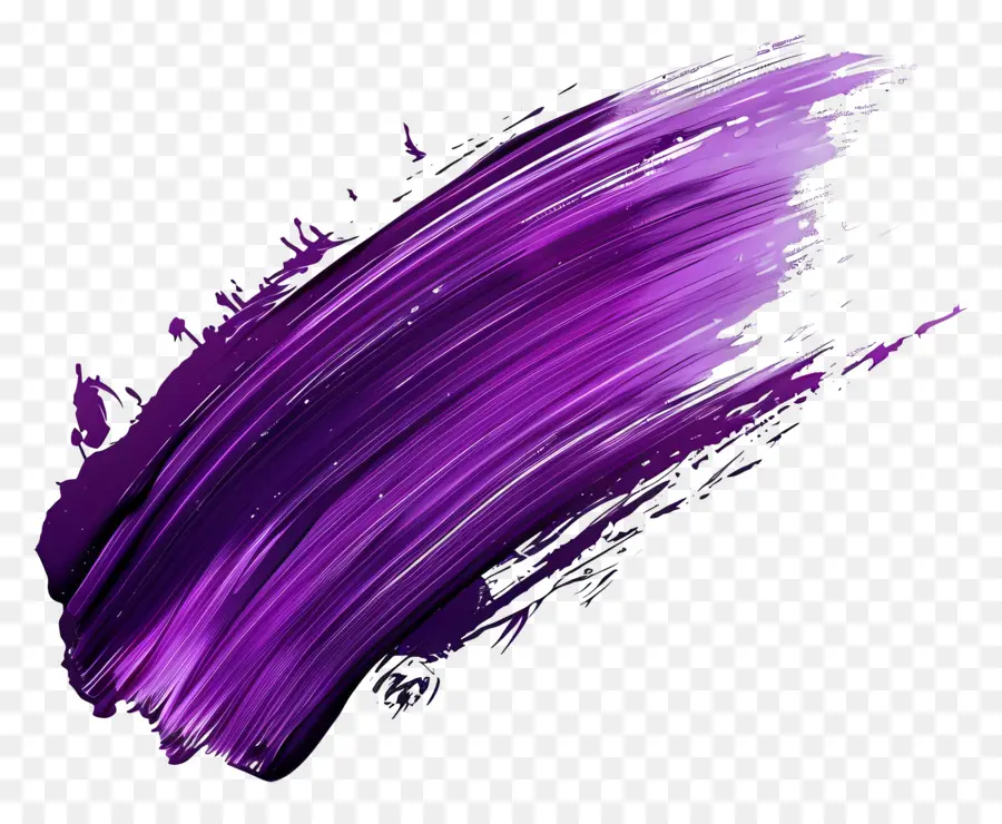 пурпурная кисть кисти，фиолетовой краской PNG