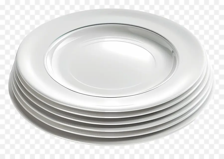 Стекла пластина，белые фарфоровые тарелки PNG