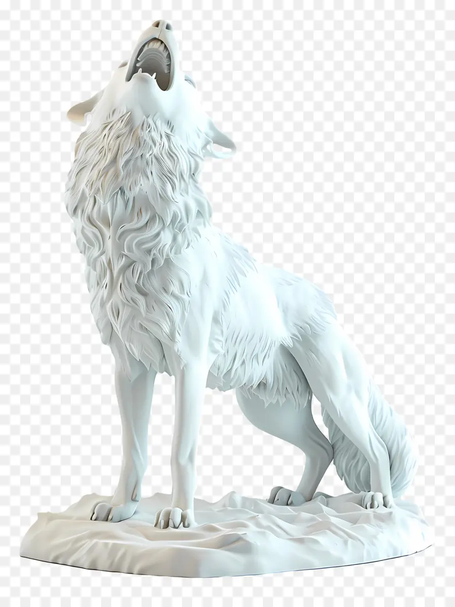вой волка，Статуя волков PNG