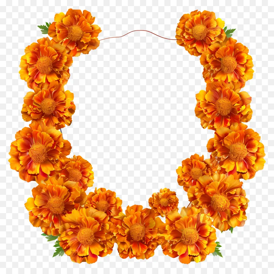 Колигажный цветок Торан，оранжевые цветы PNG