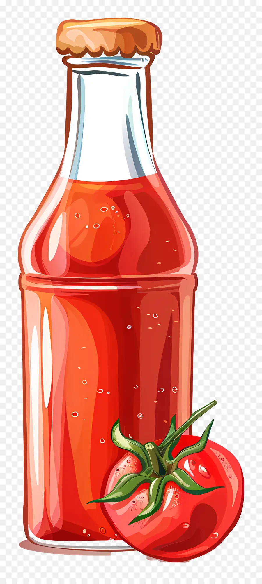 бутылка томатный соус，Томатный соус PNG