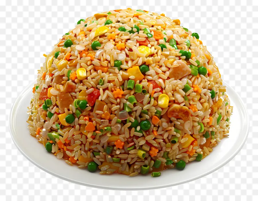 Китайский жареный рис，жареный рис PNG