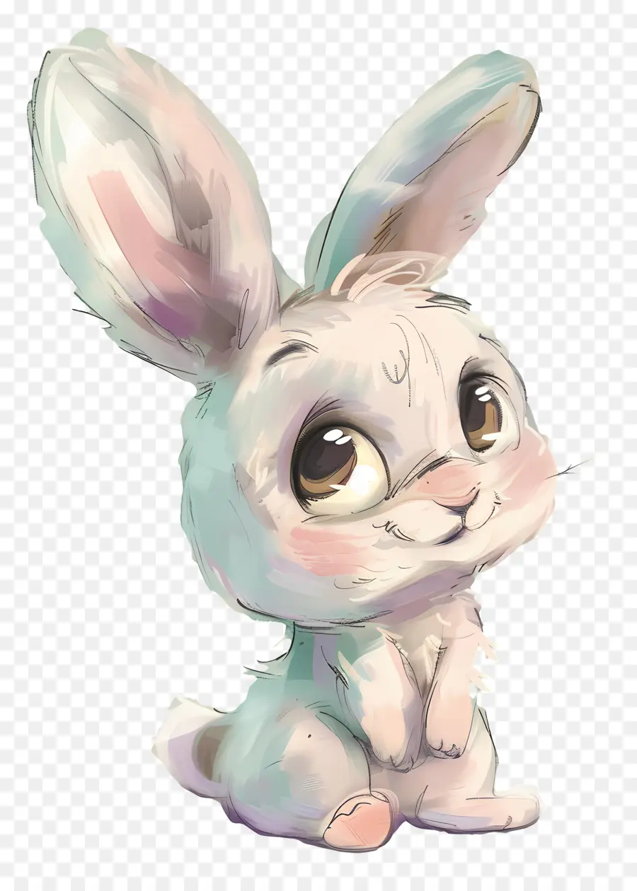 мультипликационный кролик，милый кролик PNG