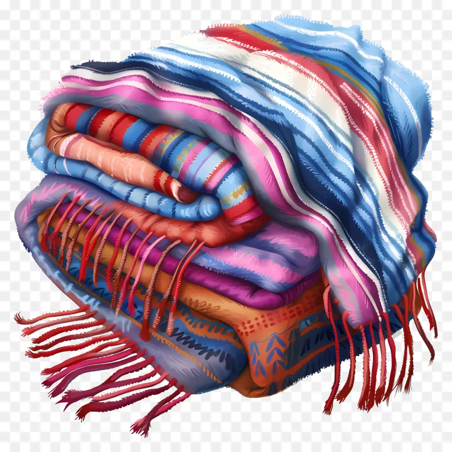 Blanket，красочные одеяла PNG
