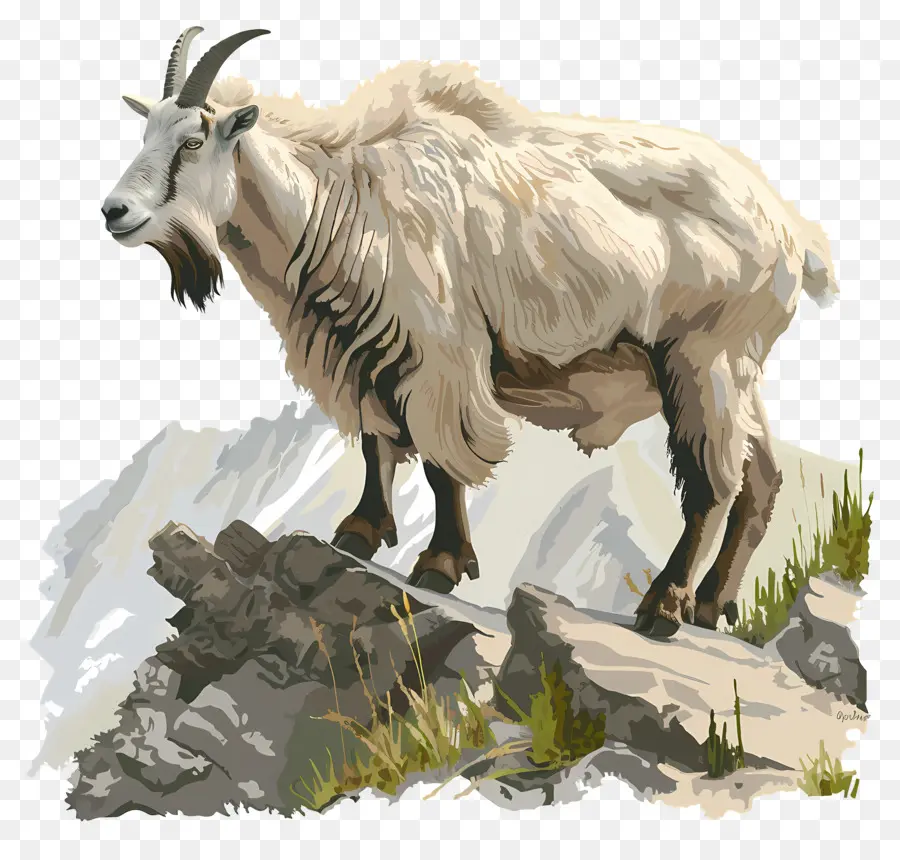 коза，Горный козел PNG