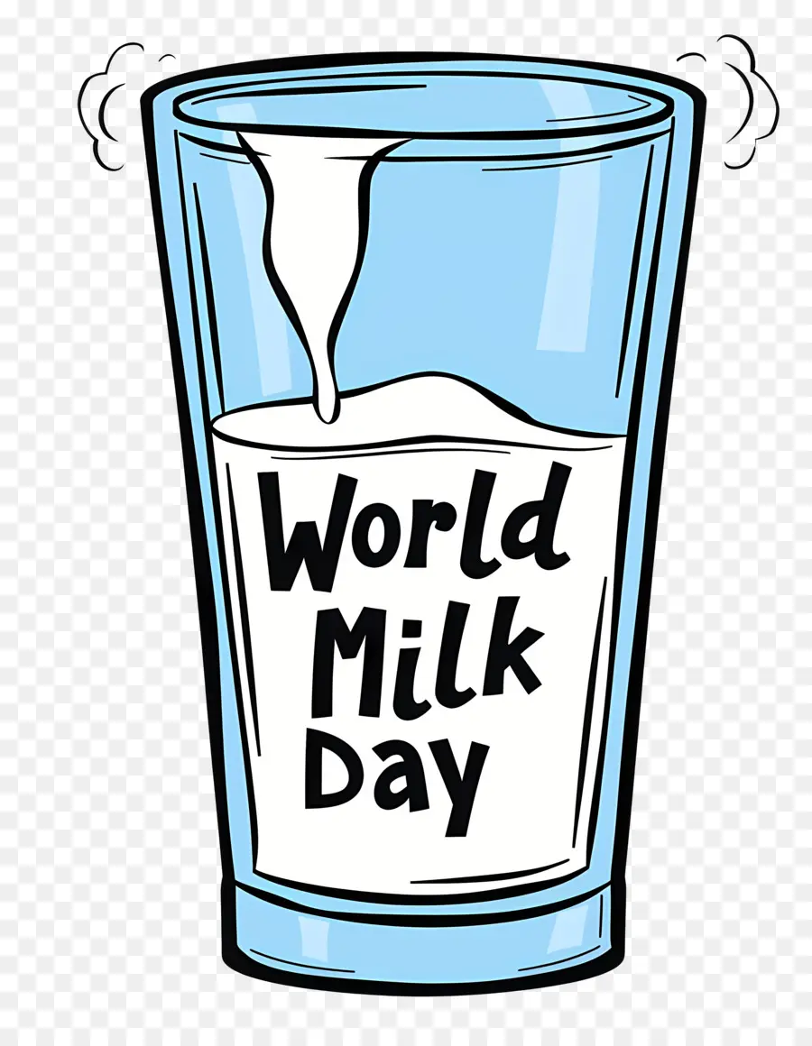 Всемирный День Молока，стакан молока PNG