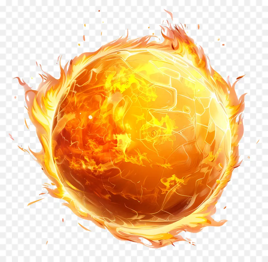 Fireball，вулкан PNG