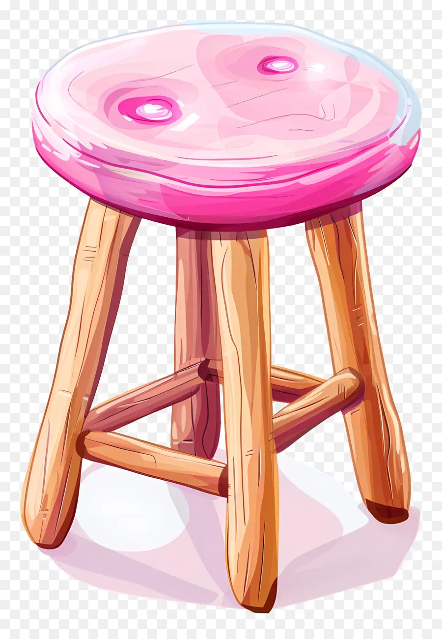 Табурет，розовый стул PNG
