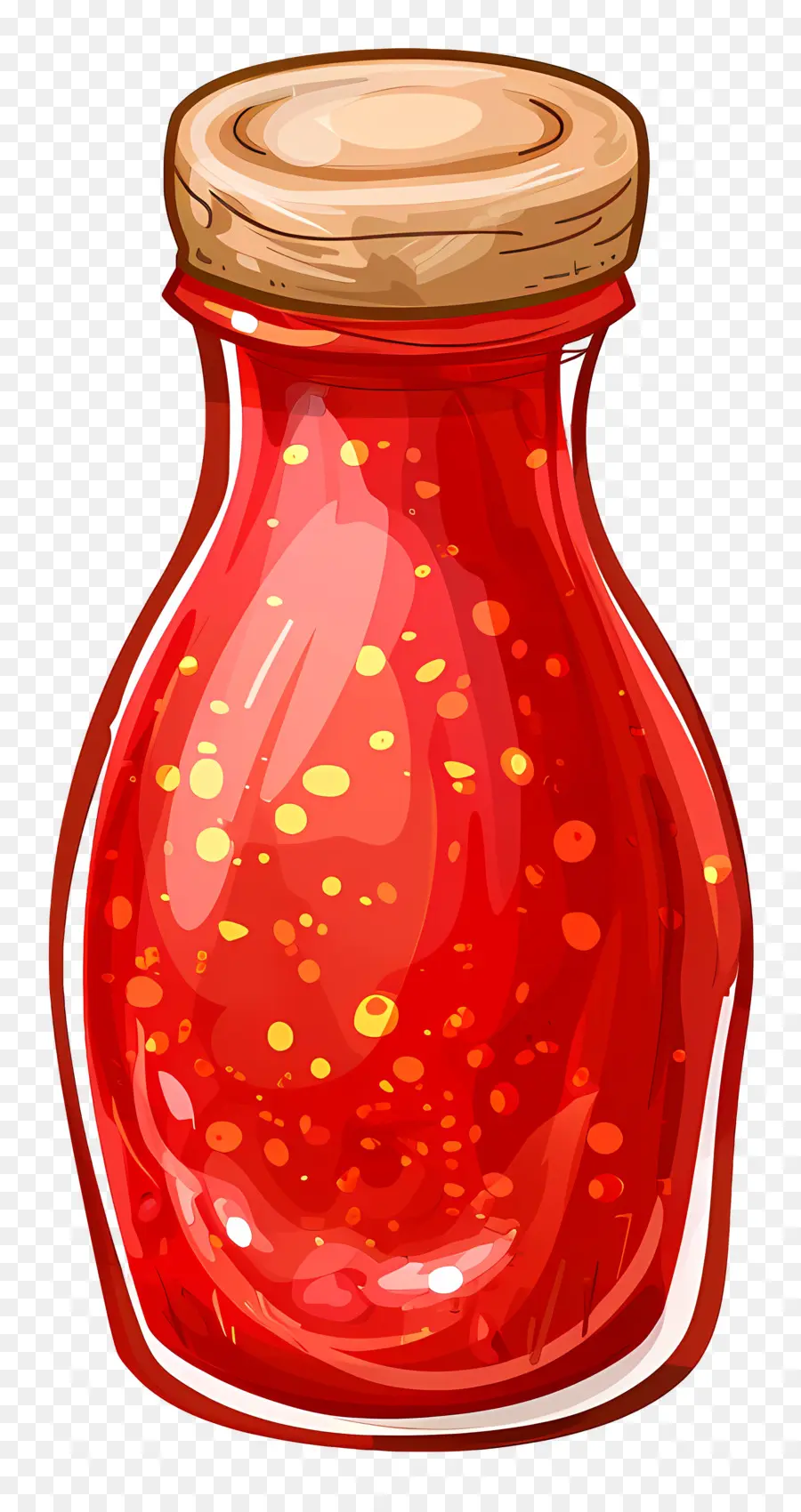 Кетчуп томатный соус，Красная стеклянная банка PNG