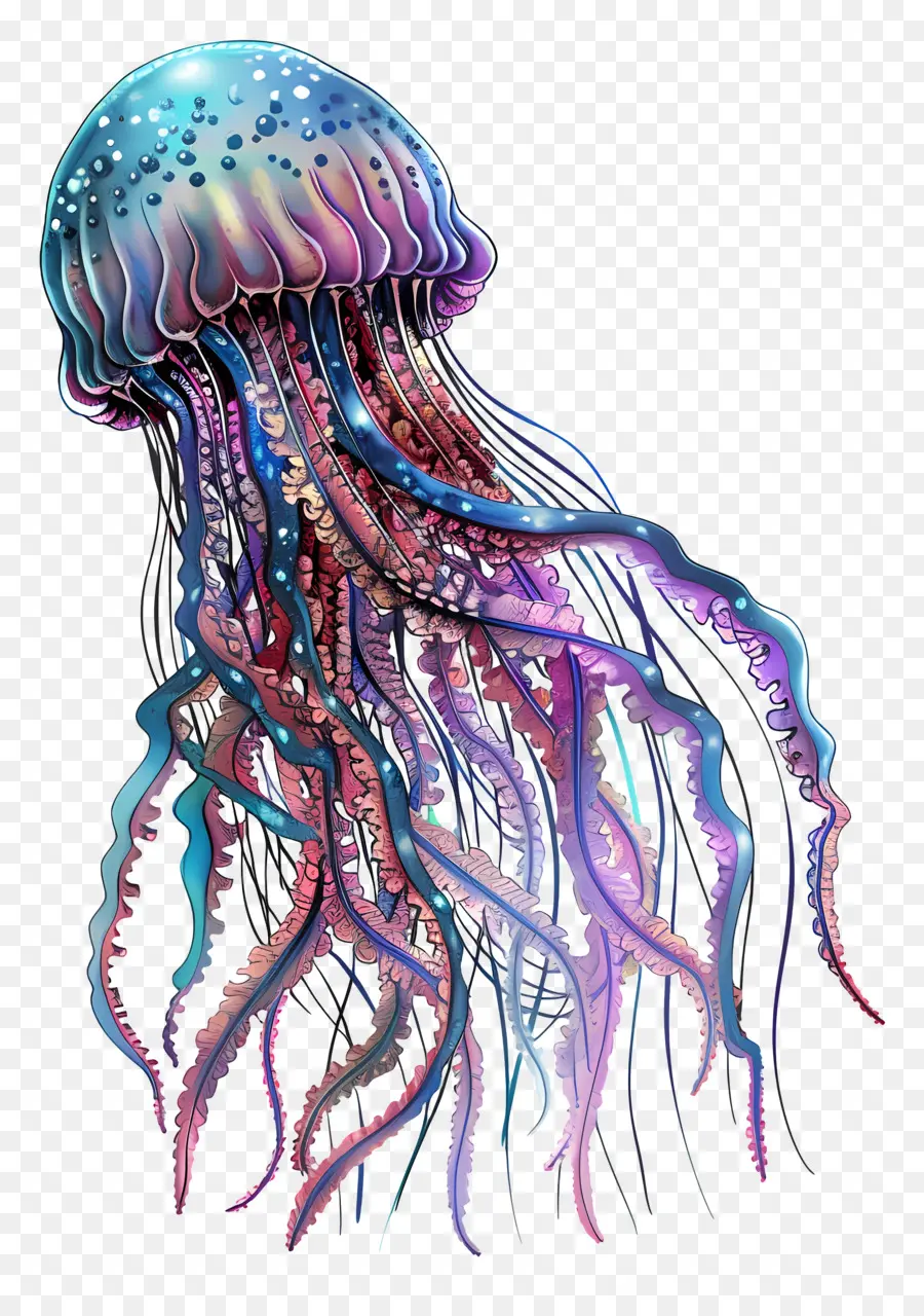 медузы，водных животных PNG