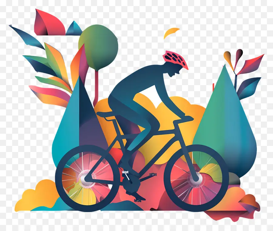 Всемирный день велосипеда，Абстрактное искусство PNG