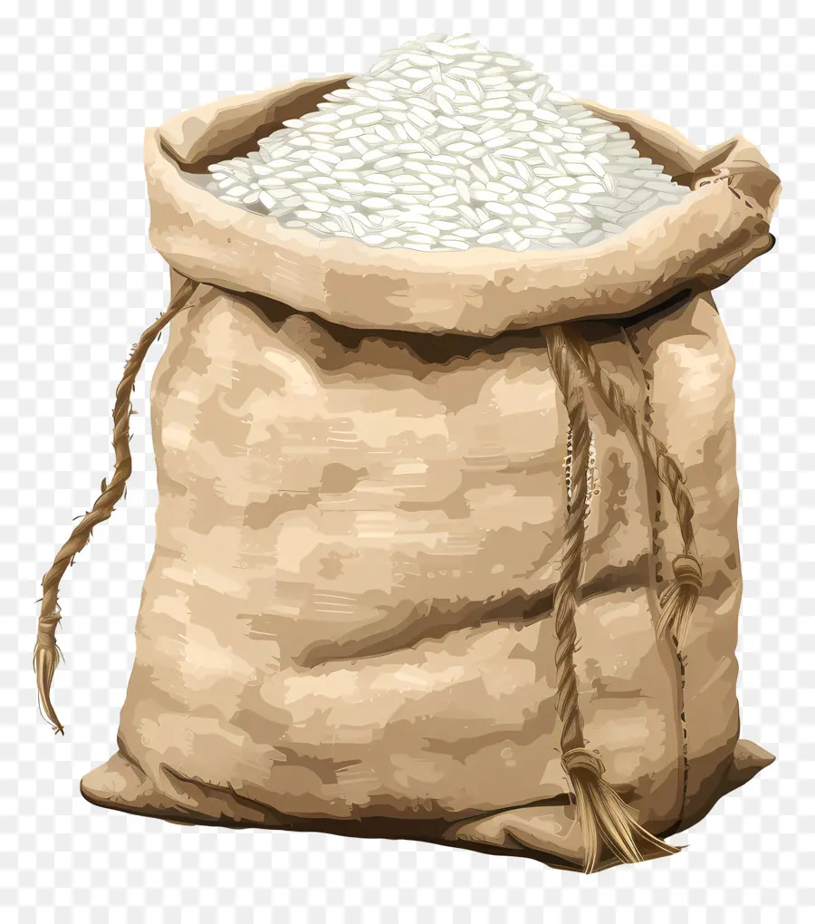 мешок риса，Burlap мешок PNG