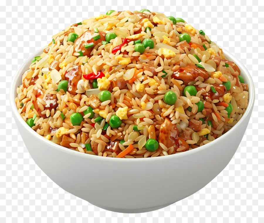 Китайский жареный рис，жареный рис PNG