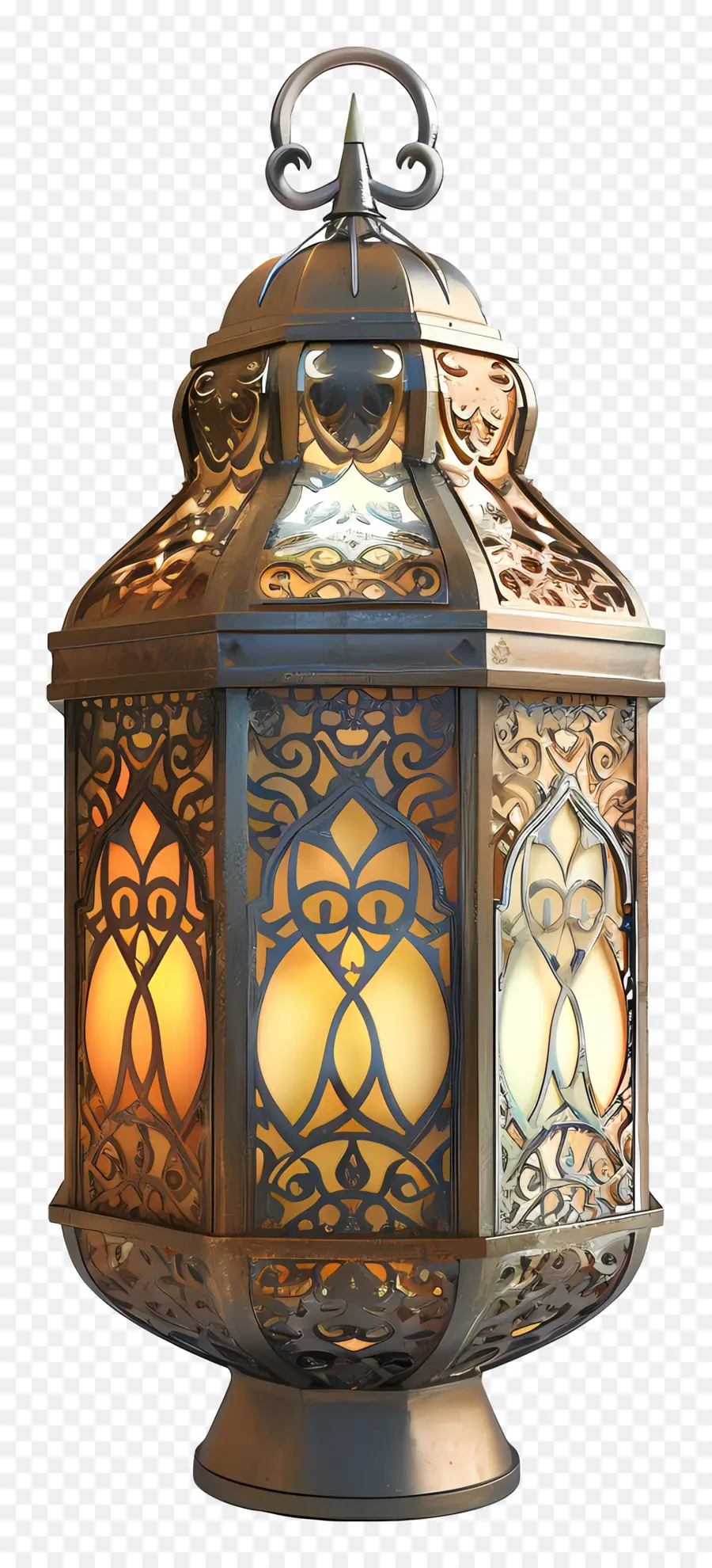 Рамадан Фонарь，свеча лампа PNG