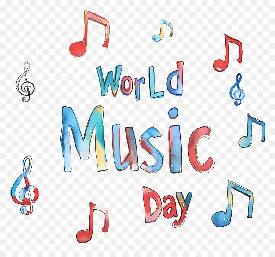 Всемирный день музыки，Music Notes PNG