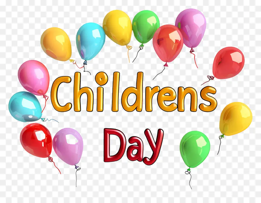 Childrens Day，воздушные шары PNG