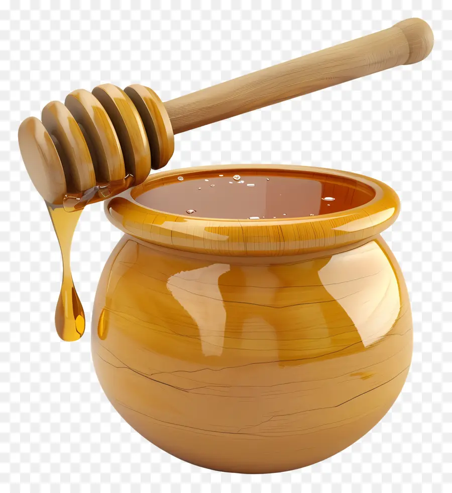 горшок меда，Мед PNG