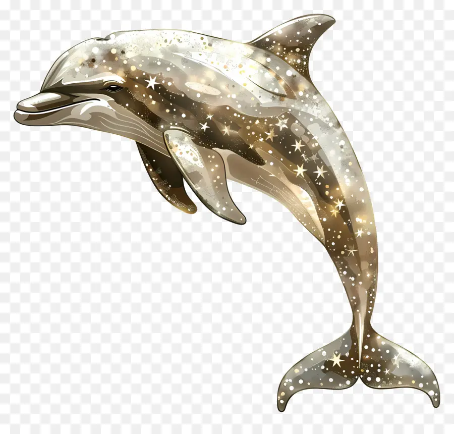 Дельфин，игристое PNG