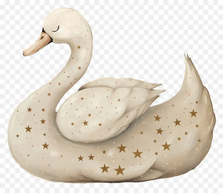 лебедь，звезда PNG