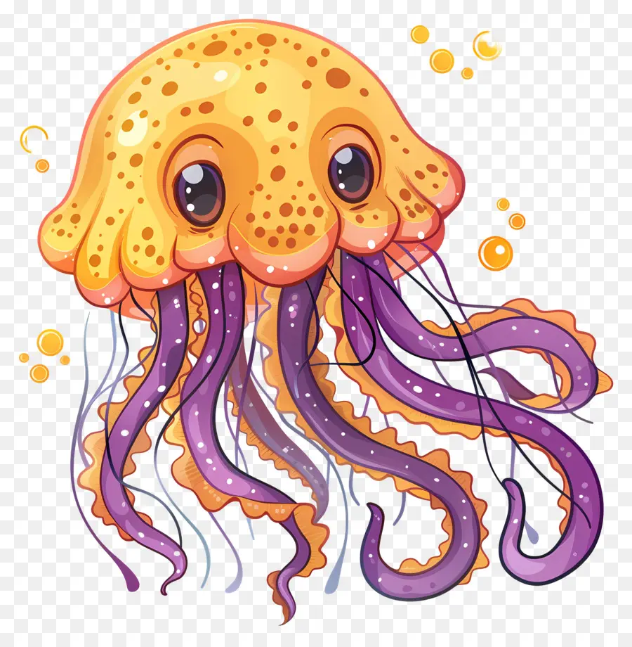 медузы，Осьминог PNG