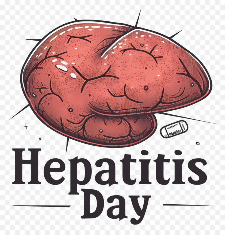 Всемирный день борьбы с гепатитом，дизайн мозга PNG