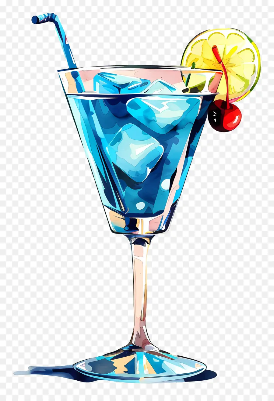 синий коктейль，Маргарита PNG