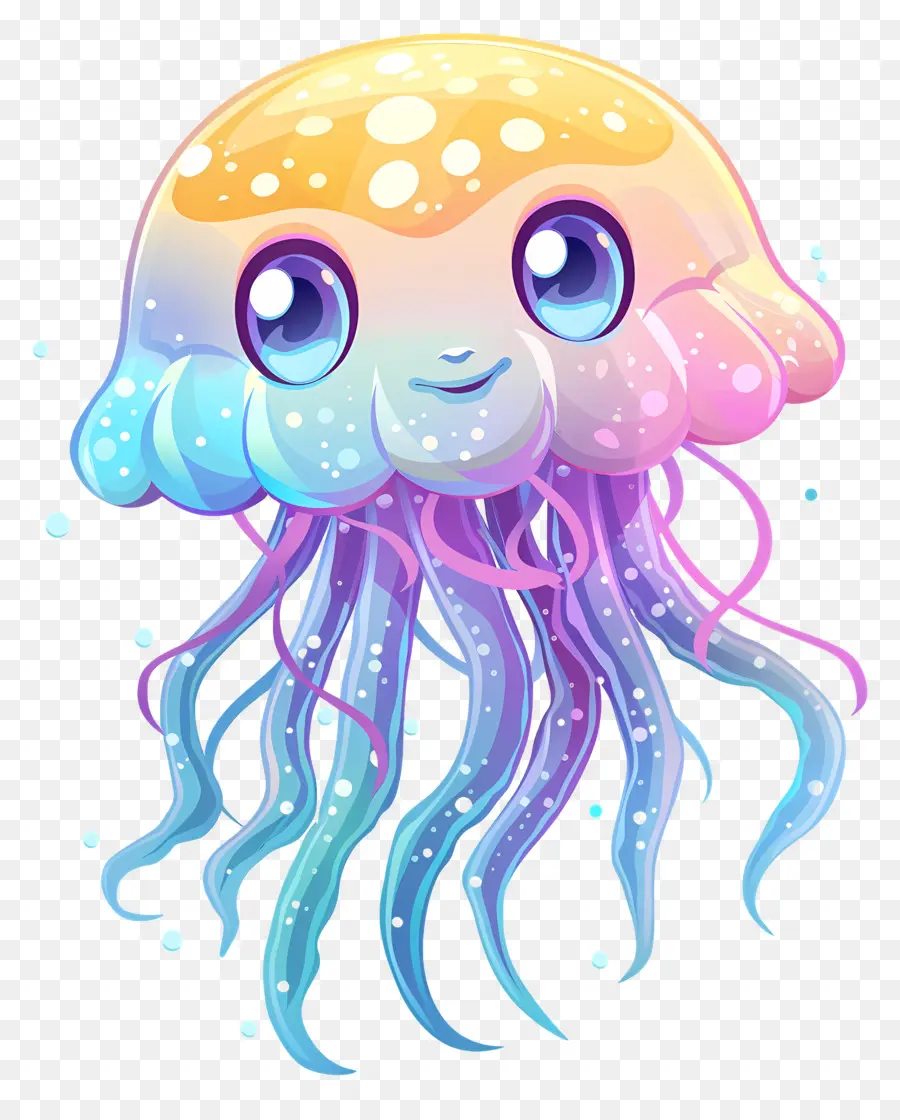 медузы，Милое существо PNG