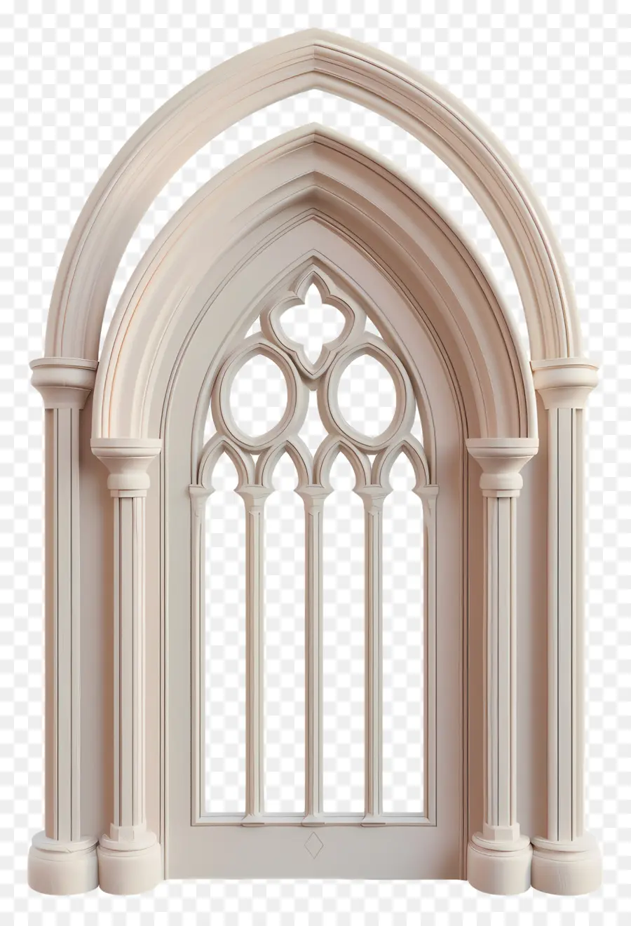 рама арки двери，богато украшенное окно PNG