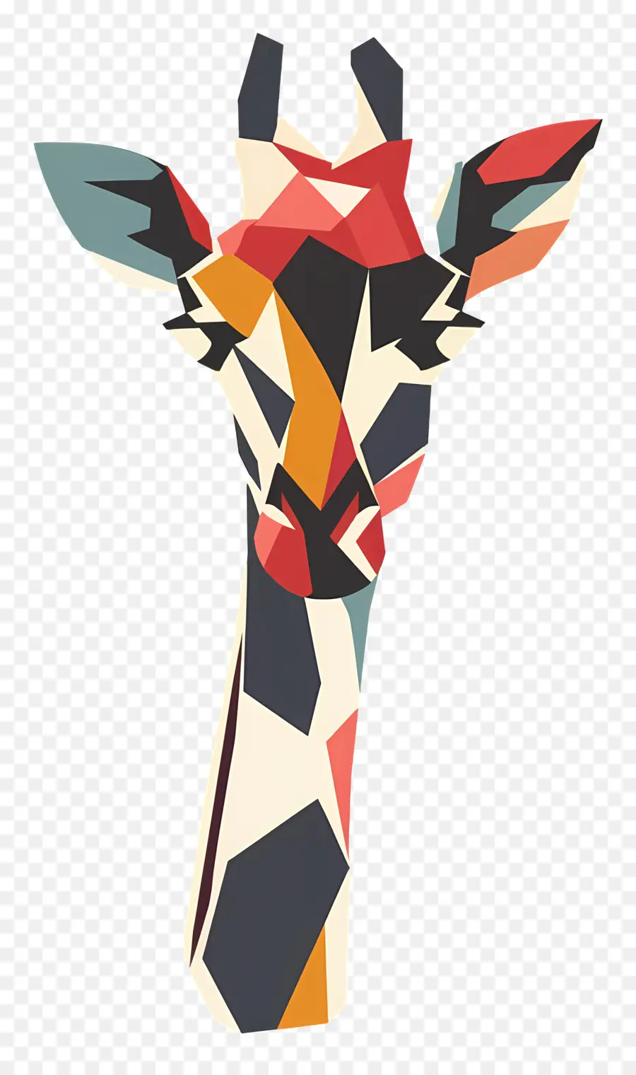 Жираф，треугольники PNG