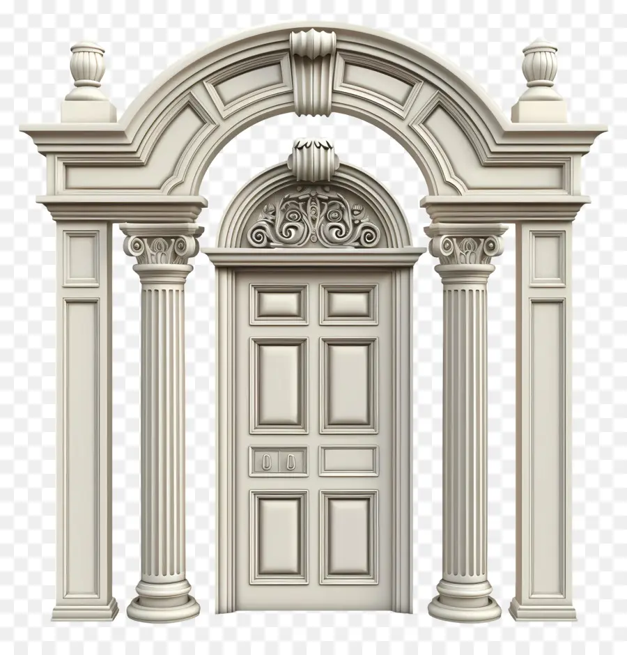 рама арки двери，каменная дверь PNG