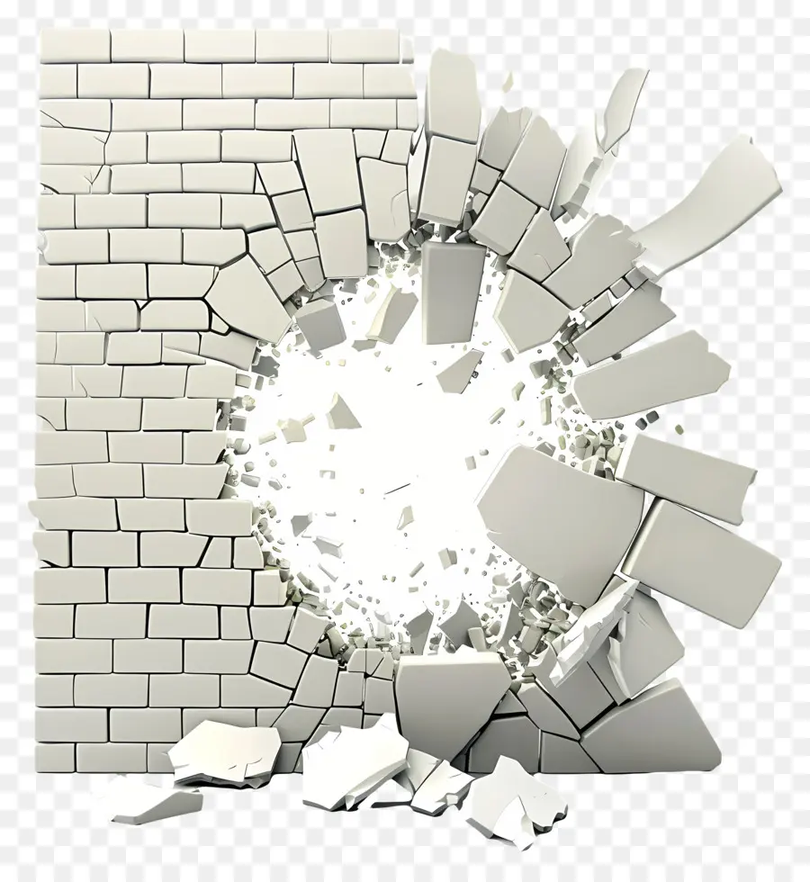 Сломанная стена，Ремонт стен PNG