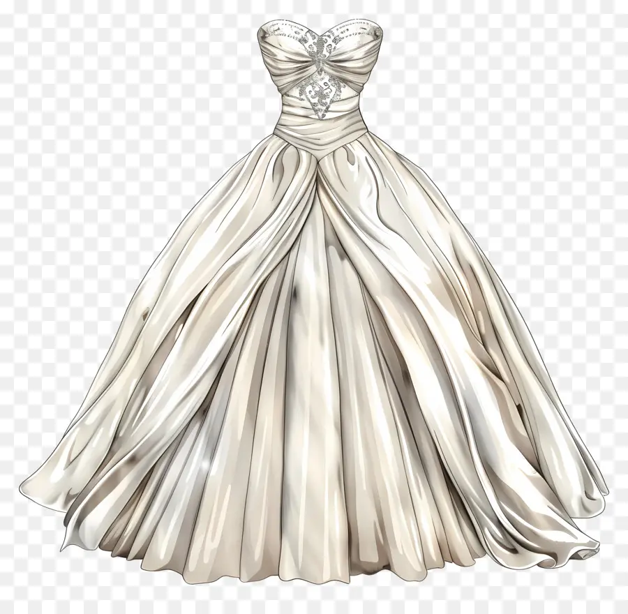 Свадебное платье вырезы，белое свадебное платье PNG