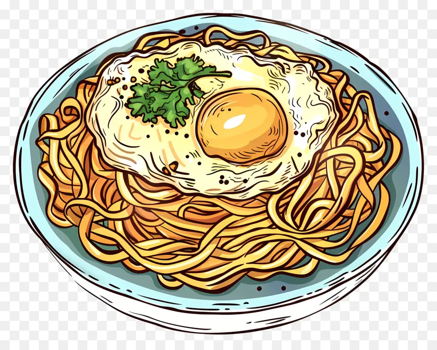 яичная лапша，Спагетти PNG