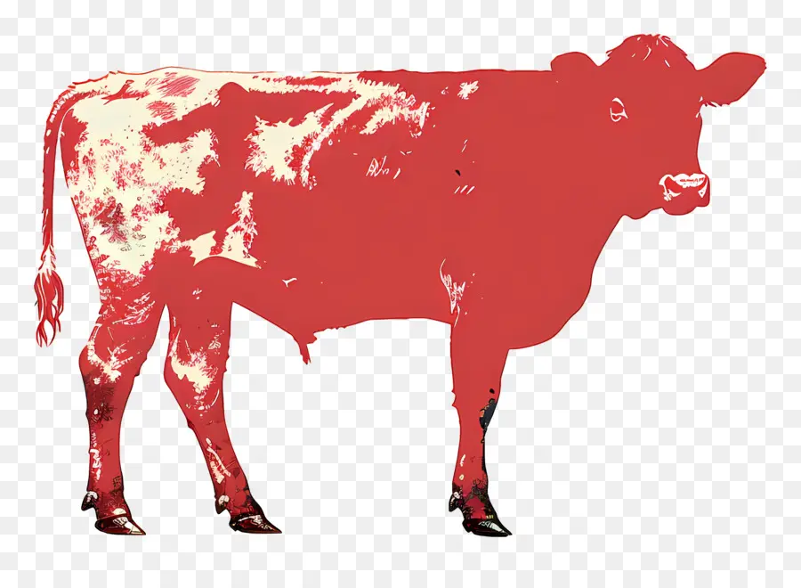 Говядина，красный корова PNG