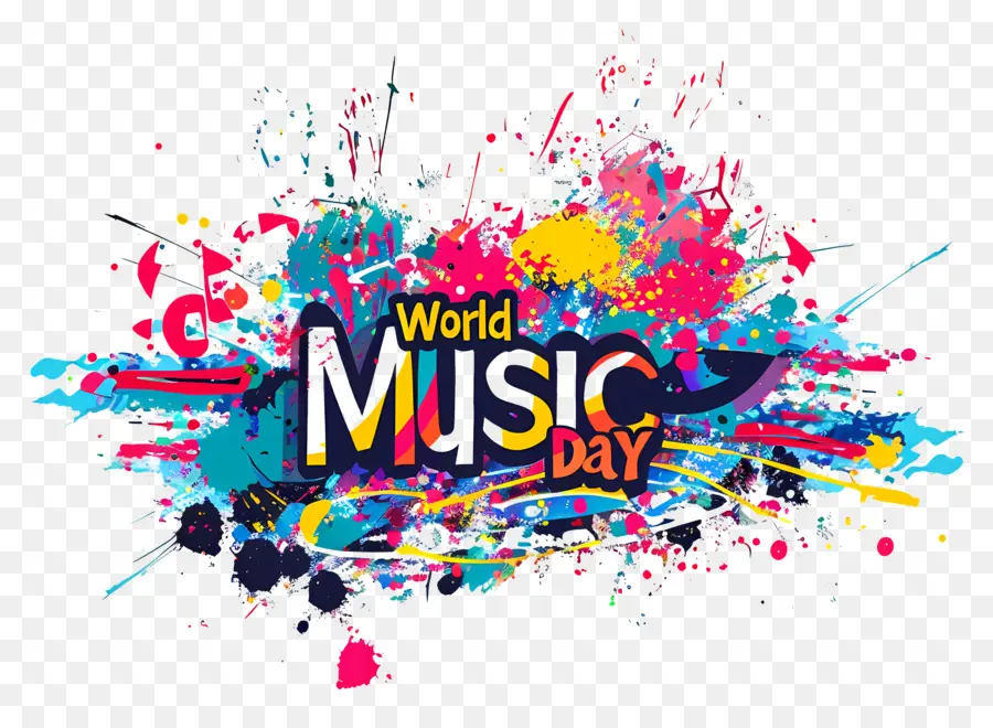 Всемирный день музыки，цифровая живопись PNG