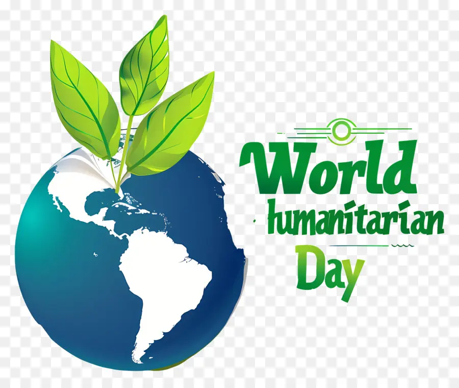 Всемирный день гуманитарной помощи，роста растений PNG